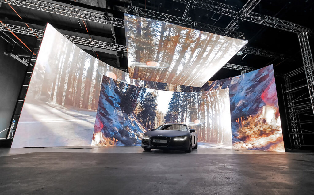Car Commercial On LED Volume Virtual Production Dubai